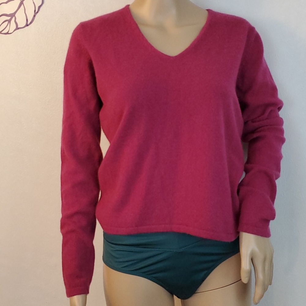 Mainblocker 100% cashmere long sleeve sweater #458